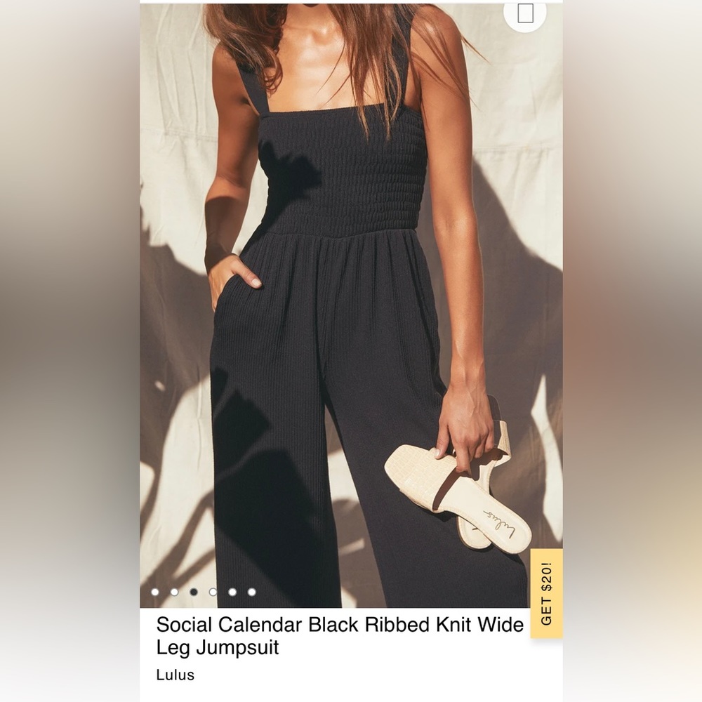 Lulus wide leg jumpsuit